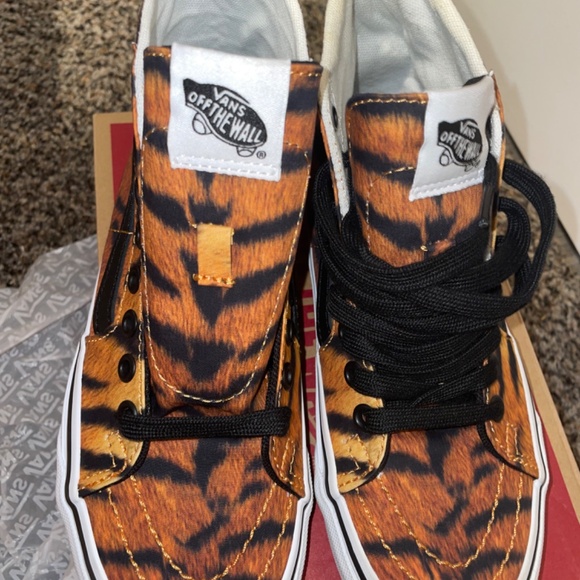 Vans Tiger Print SK8-Hi Tapered Mens Size 4 Womens Size 5.5 Unisex Sneakers - Picture 7 of 8